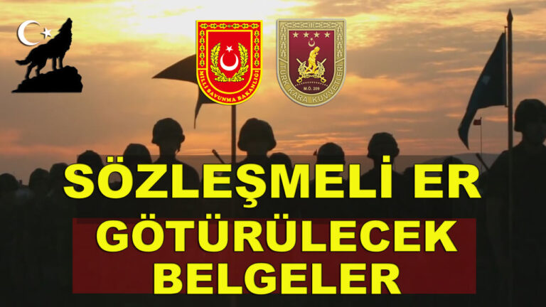 Sözleşmeli Er Başvuru Evrakları: Belgeler ve Dosya Hazırlama