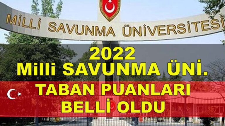 2022 MSÜ Taban Puanları: Karşılaştırmalı Dönem Arşivi