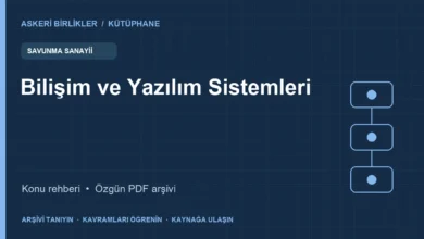 Bilişim ve Yazılım Sistemleri rehberi ve PDF broşür kapağı