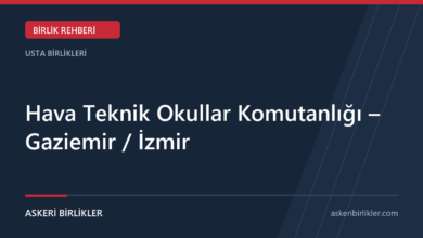 Hava Teknik Okullar Komutanlığı – Gaziemir / İzmir Hava Teknik Okullar Komutanlığı – Gaziemir / İzmir rehber kapağı