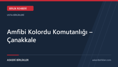 Amfibi Kolordu Komutanlığı – Çanakkale rehber kapağı