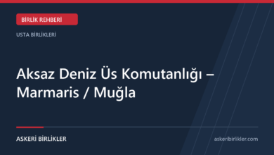 Aksaz Deniz Üs Komutanlığı – Marmaris / Muğla Aksaz Deniz Üs Komutanlığı – Marmaris / Muğla rehber kapağı