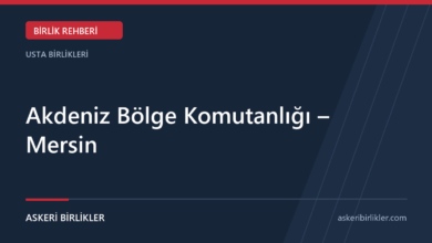 Akdeniz Bölge Komutanlığı – Mersin Akdeniz Bölge Komutanlığı – Mersin rehber kapağı