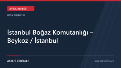 İstanbul Boğaz Komutanlığı – Beykoz / İstanbul rehber kapağı