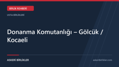 Donanma Komutanlığı – Gölcük / Kocaeli rehber kapağı