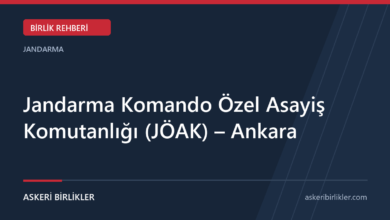 Jandarma Komando Özel Asayiş Komutanlığı (JÖAK) – Ankara rehber kapağı