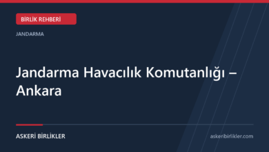 Jandarma Havacılık Komutanlığı – Ankara rehber kapağı