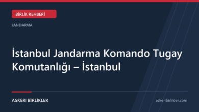İstanbul Jandarma Komando Tugay Komutanlığı – İstanbul rehber kapağı