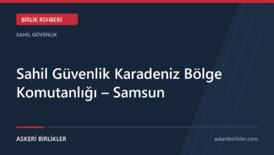 Sahil Güvenlik Karadeniz Bölge Komutanlığı – Samsun rehber kapağı