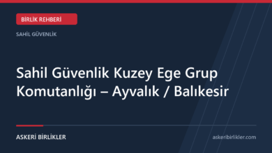 Sahil Güvenlik Kuzey Ege Grup Komutanlığı – Ayvalık / Balıkesir Sahil Güvenlik Kuzey Ege Grup Komutanlığı – Balıkesir rehber kapağı