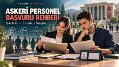 Askerî Personel Başvuru Rehberi: Şartlar, Evrak ve Seçim