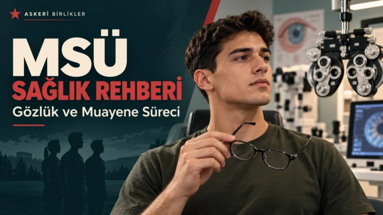 Gözlük Takanlar MSÜ’ye Girebilir mi? Göz ve Sağlık Süreci